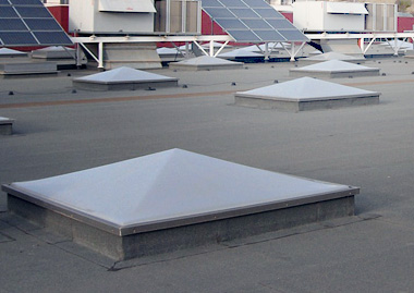 Imagen lateral lucernarios